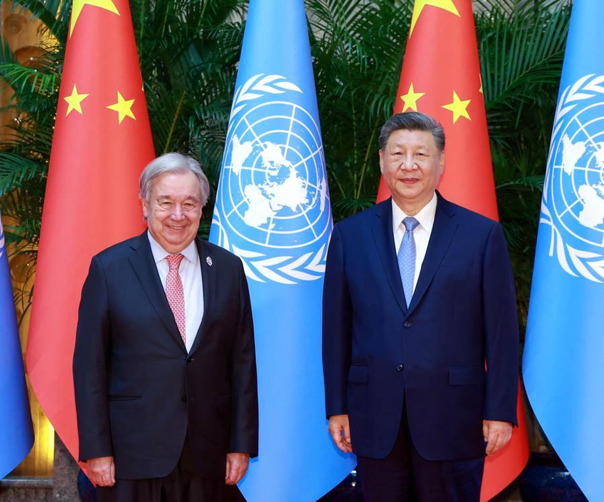 Çin Cumhurbaşkanı Xi, BM Genel Sekreteri Guterres ile Shanghai'da Görüştü