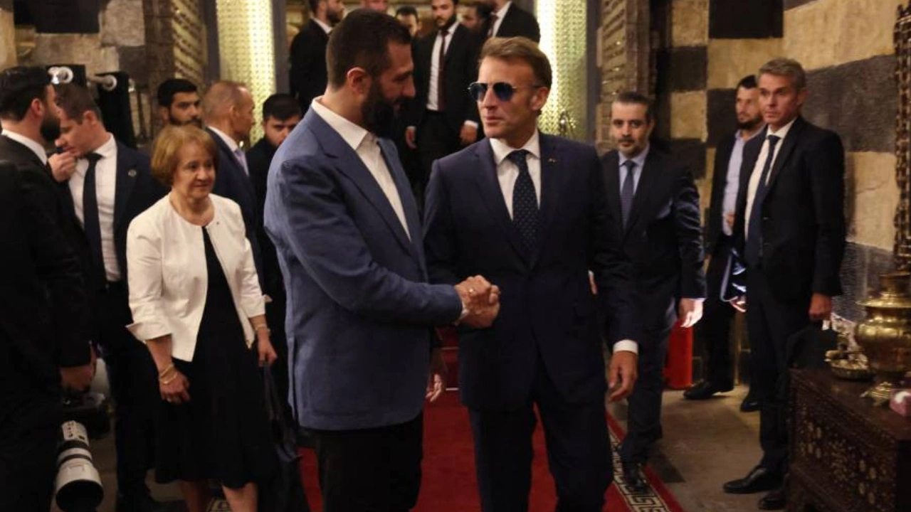 Son dakika | Şam'da Macron'un kaldığı otelin yakınında patlama!