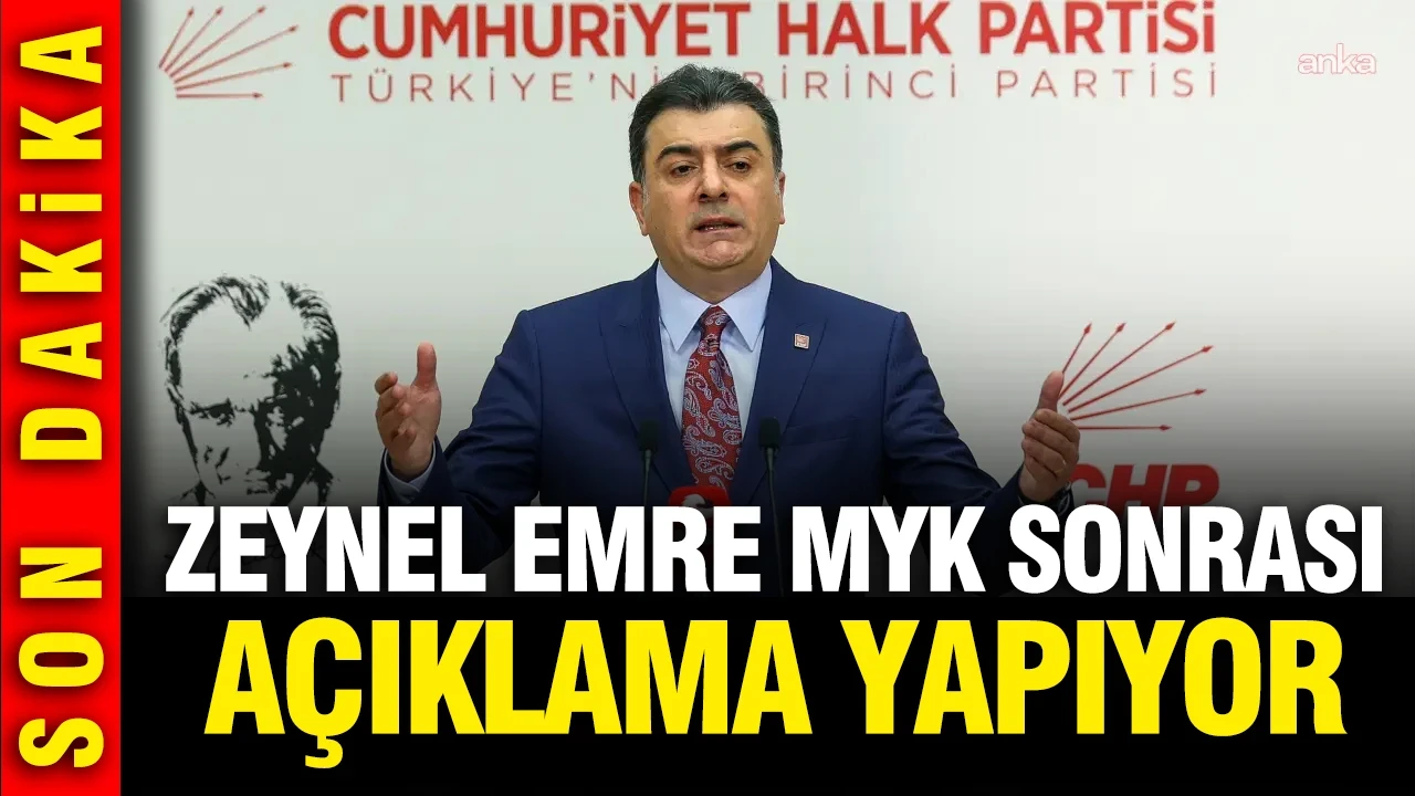 Zeynel Emre MYK sonrası açıklama yapıyor
