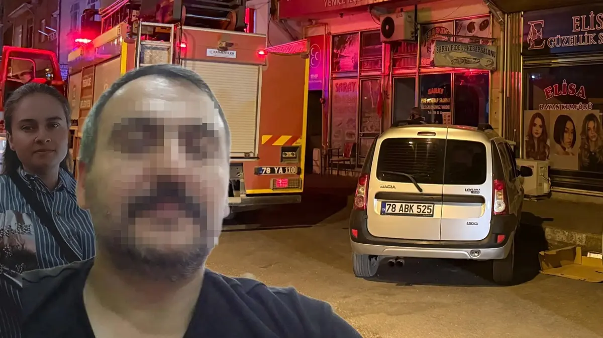 Eşinin boğazını kesti! Çocuklar polise koşarak yardım istedi