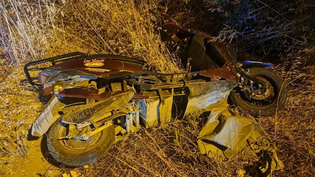 Antakya’da dereye uçan motosikletin sürücüsü yaralandı