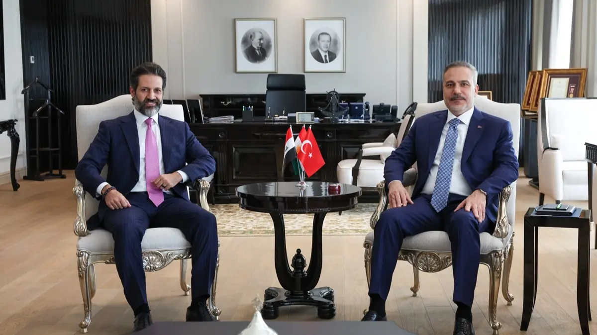 Bakan Fidan, IKBY Başbakan Yardımcısı Kubat Talabani ile görüştü