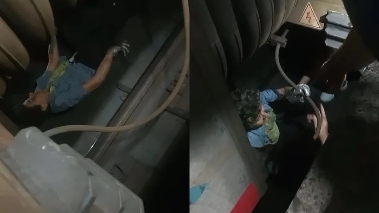Marmaray'da raylara oturan yolcu trenin altında sıkıştı: Güvenlik görevlileri kurtardı