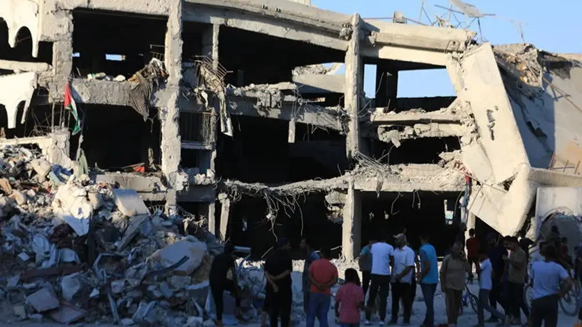 İsrail barbarlığı sınır tanımıyor: Gaspçı İsrailliler Filistinlilere ait okulu yıktı