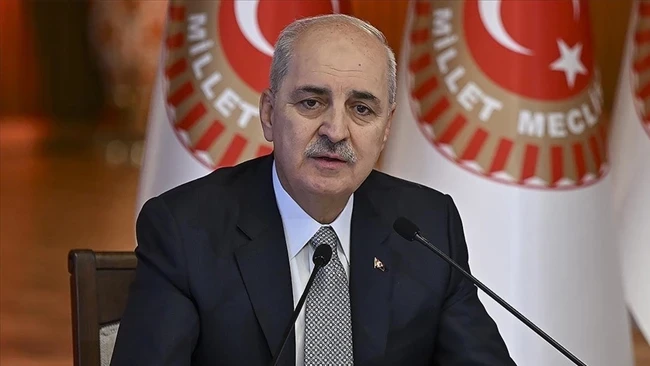TBMM Başkanı Kurtulmuş, TÜRKPA Genel Sekreteri Hasan'ı kabul etti