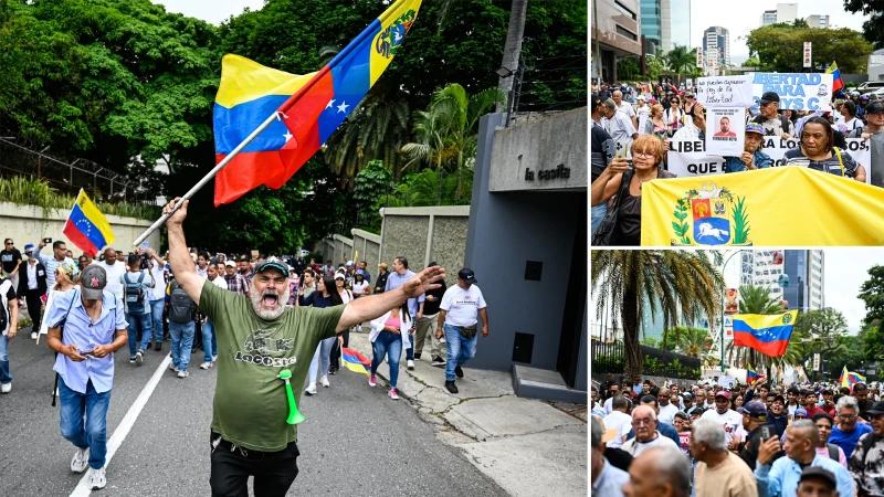 Venezuela'da protesto: Kamu çalışanları maaş artışı ve seçim talep etti