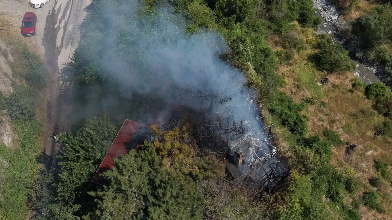 Kastamonu'da yangın: Kır restoranı kullanılamaz hale geldi