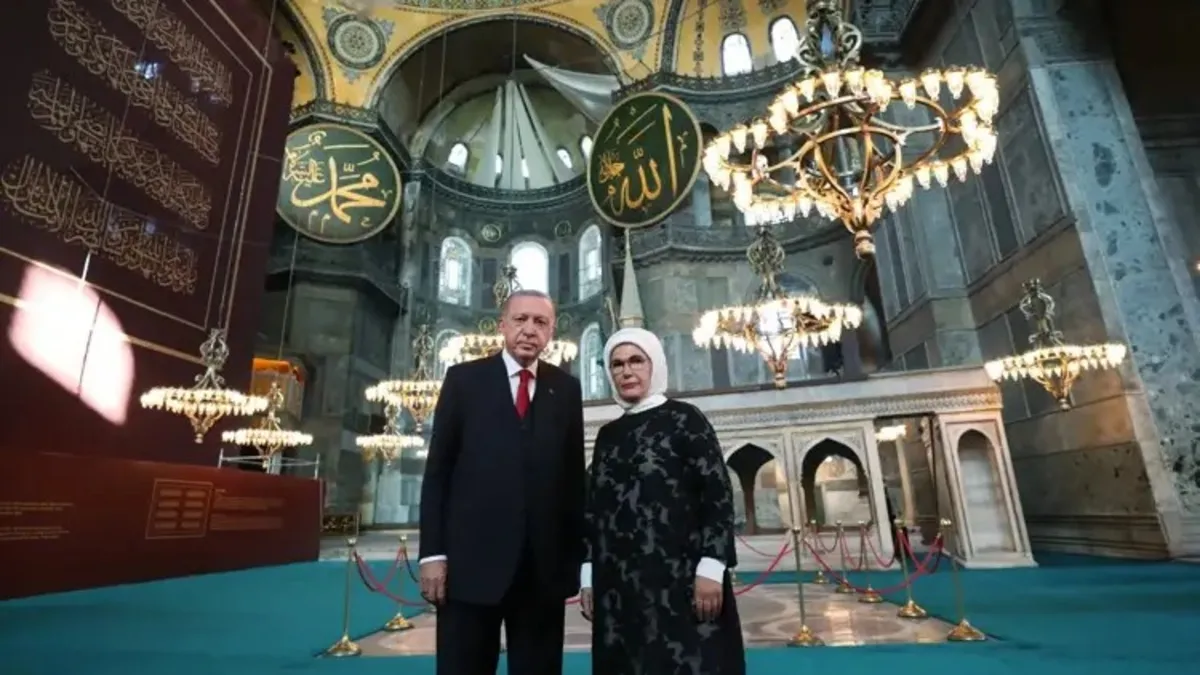 Başkan Erdoğan'dan Ayasofya paylaşımı: 86 yıllık hicran bitti ebediyete kadar ezan sesleriyle süslenecek