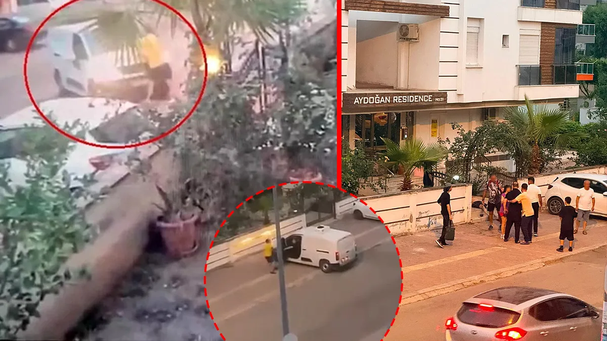 Antalya’da akılalmaz olay! Tartıştığı adamın üzerine aracını sürdü: Korku dolu anlar kameraya böyle yansıdı!