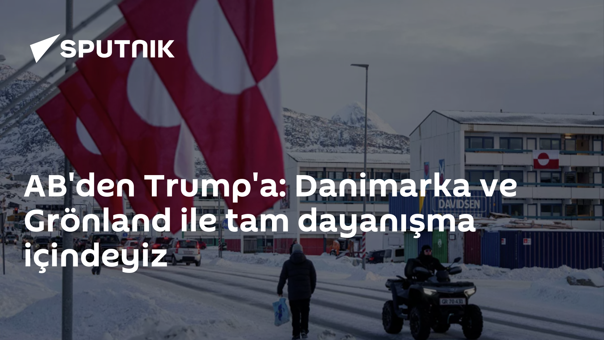 AB'den Trump'a: Danimarka ve Grönland ile tam dayanışma içindeyiz