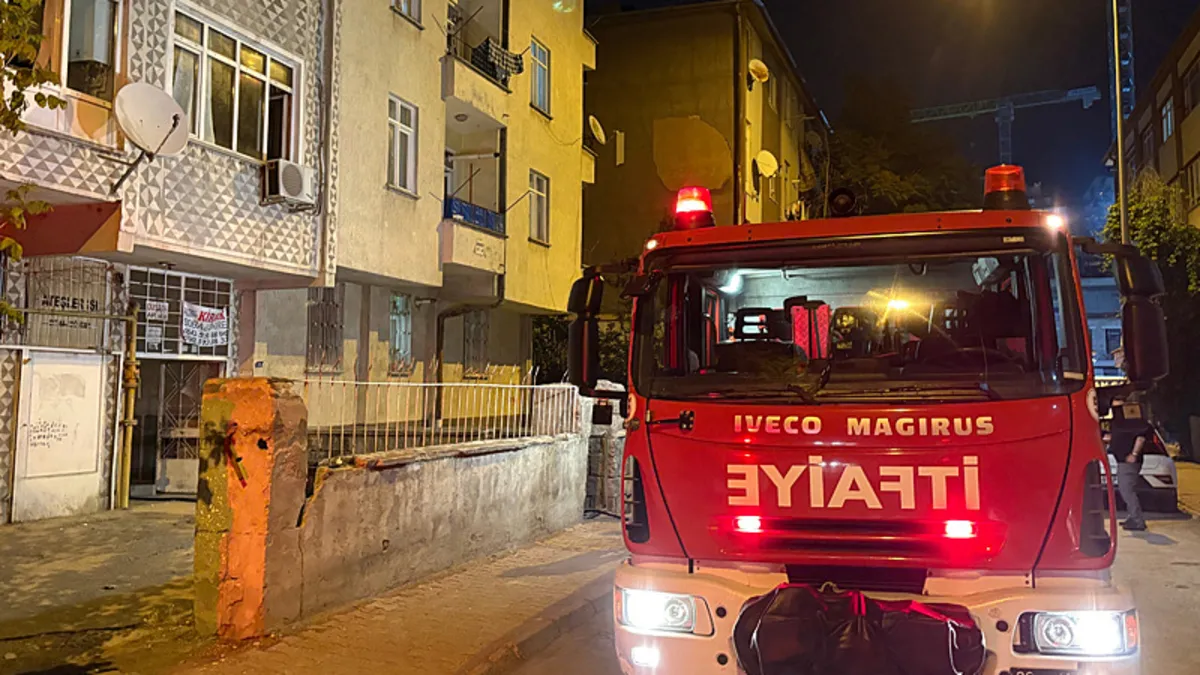 Kayseri'de 4 katlı binada korkutan yangın! 3 kişi dumandan etkilendi