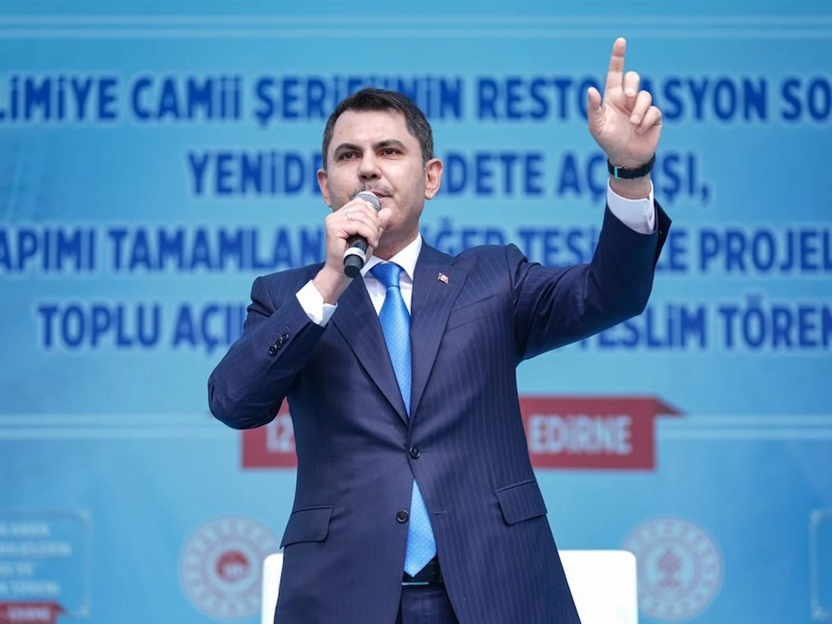 Murat Kurum: Selimiyemizin restorasyonunu tamamlamak bizlere nasip oldu