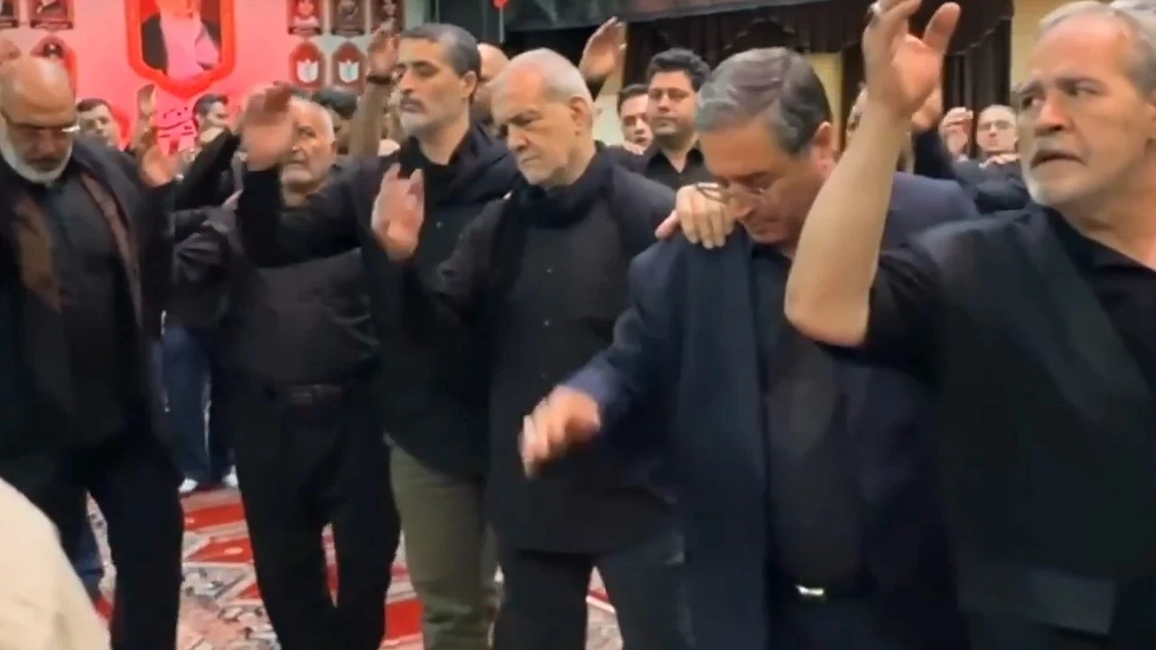 Türkçe ağıtlar eşliğinde matem! İran Cumhurbaşkanı Pezeşkiyan'ın o anları gündem oldu