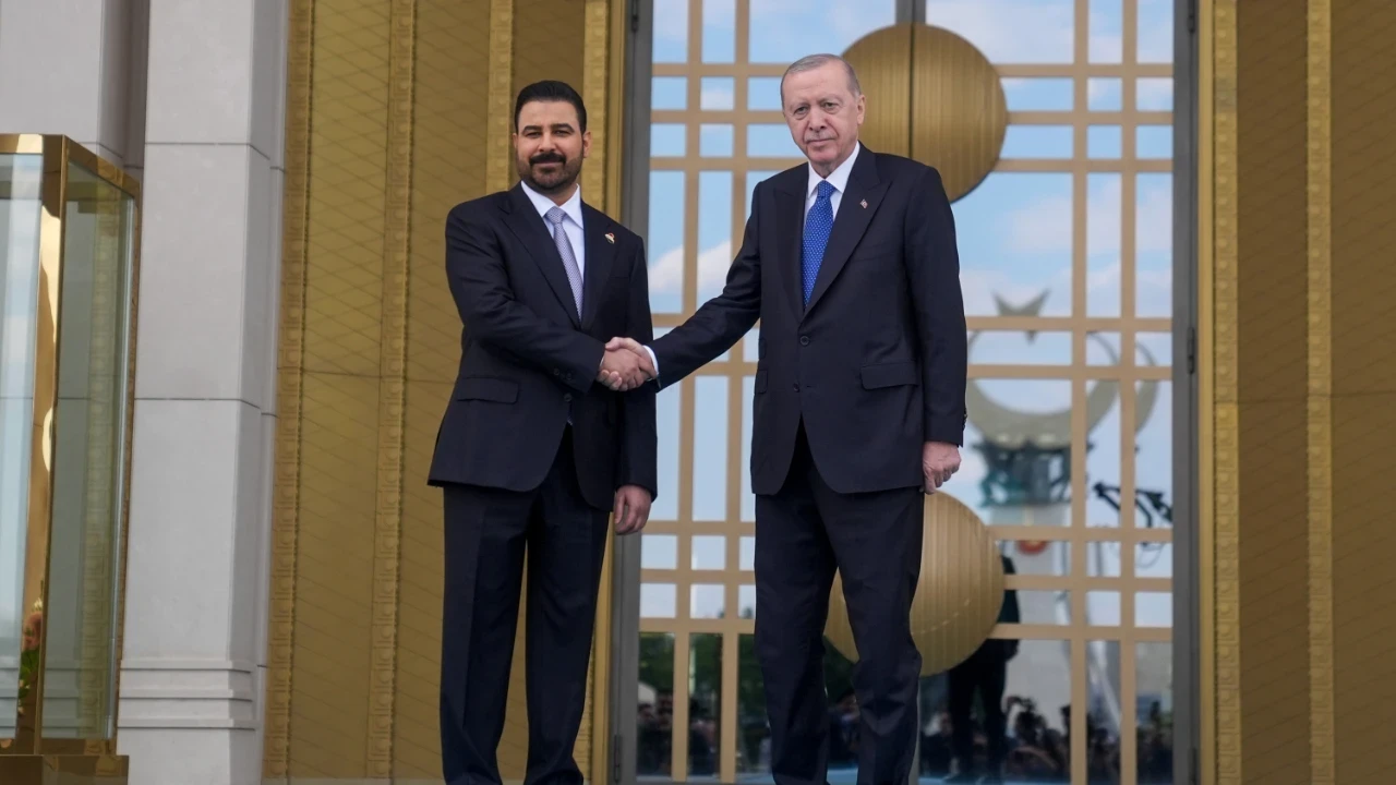 Cumhurbaşkanı Erdoğan, Irak Başbakanı Zeydi'yi resmi törenle karşıladı