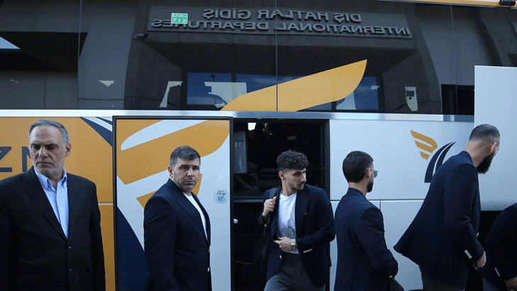 Dünya Kupası'na katılacak İran Milli Futbol Takımı, Antalya'dan ayrıldı