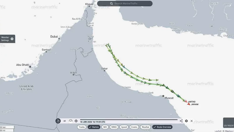 İki aydır görünmeyen Suudi Arabistan süper tankeri sinyal vermeye başladı