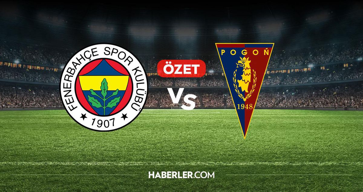 Fenerbahçe Pogon Szczecin maç özeti ve golleri! (ÖZET) Fenerbahçe Pogon Szczecin kaç kaç bitti, golleri kim attı?