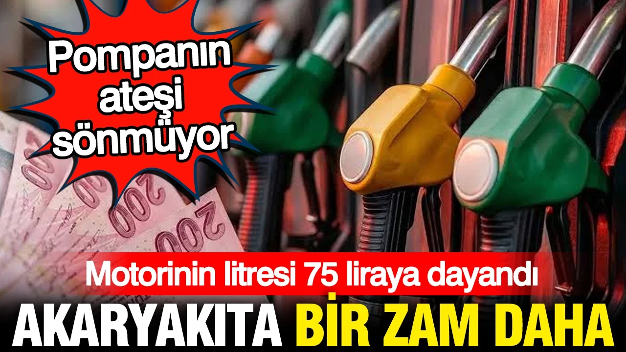 Akaryakıta bu gece bir zam daha gelecek