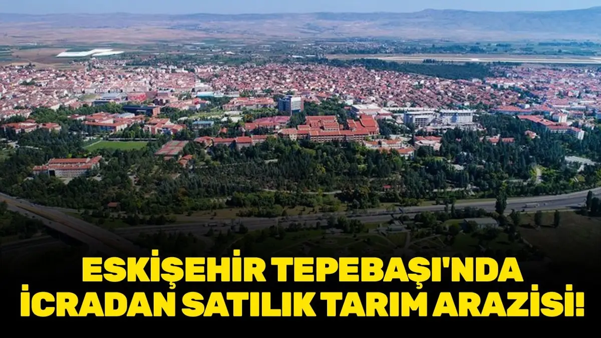 Eskişehir Tepebaşı'nda icradan satılık 102 metrekare tarım arazisi!