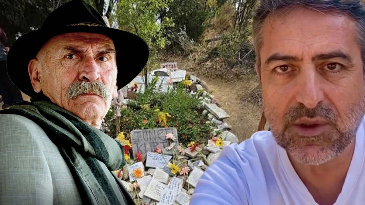Tuncel Kurtiz'in mezarının son halini gören ünlü oyuncu isyan etti: "Seküler türbesine dönüştürmüşler"