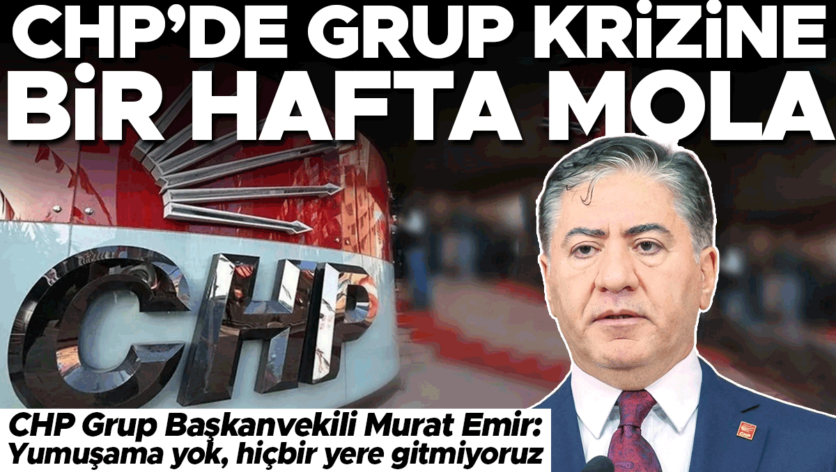 CHP’de ‘kürsü krizi’ne mola