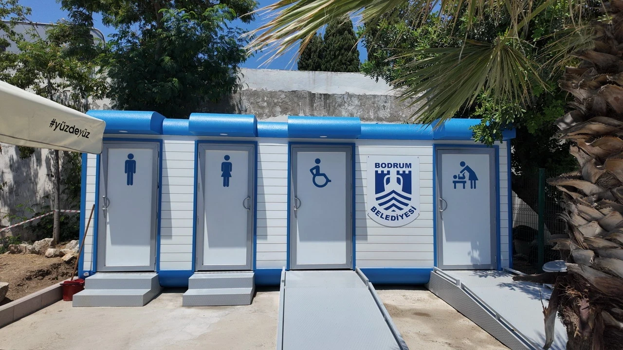 Bodrum'da Modern Tuvaletler Hizmete Alındı