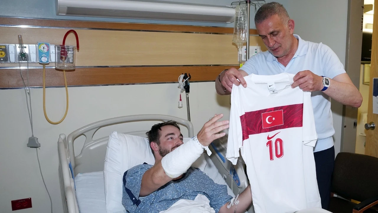 İbrahim Hacıosmanoğlu'ndan Amerikalı polise ziyaret