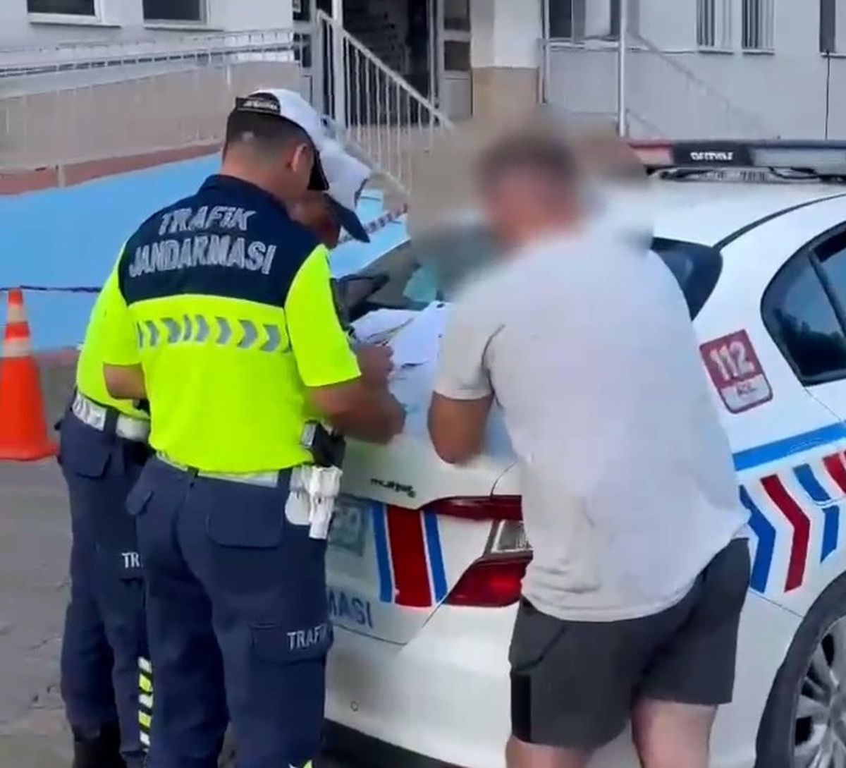Ordu'da aracı ile drift yapan sürücüye 165 bin TL ceza