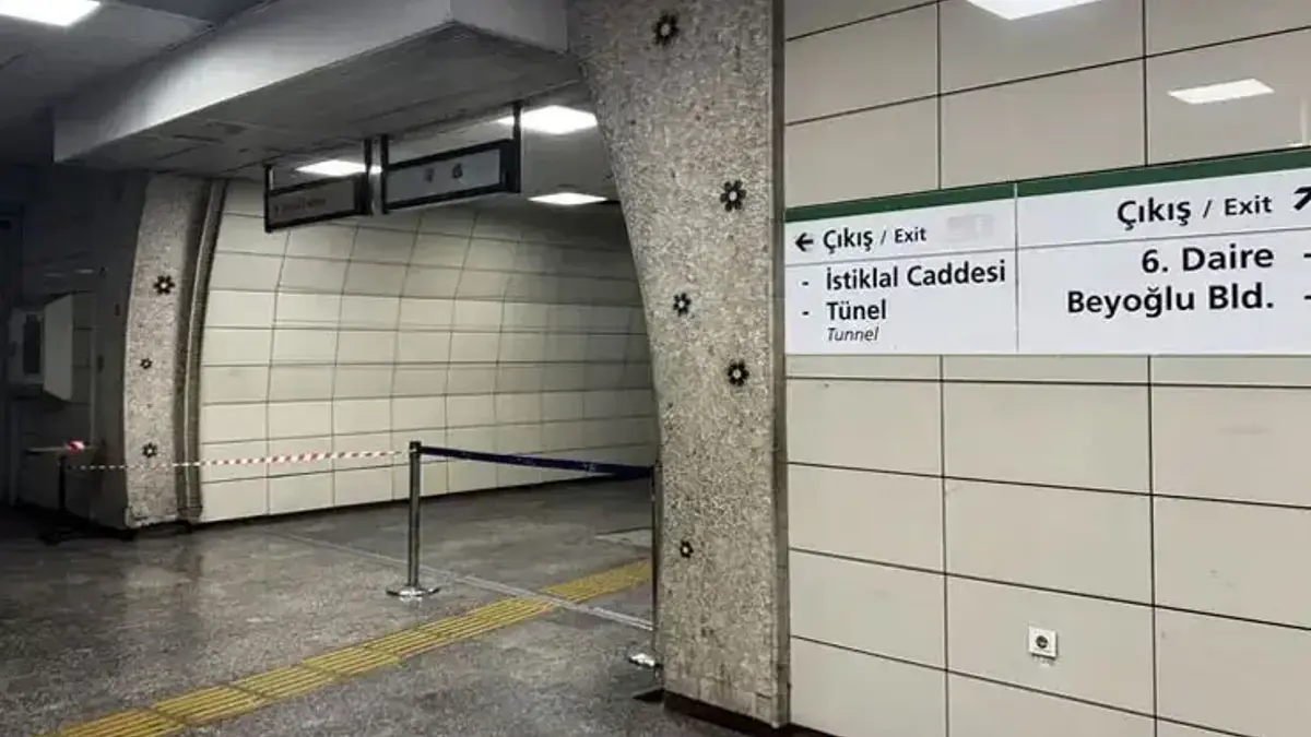 Taksim metrosu kapatıldı