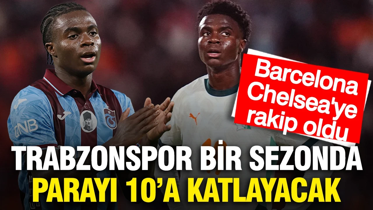 Trabzonspor bir sezonda parayı 10'a katlayacak: Barcelona'dan Oulai hamlesi