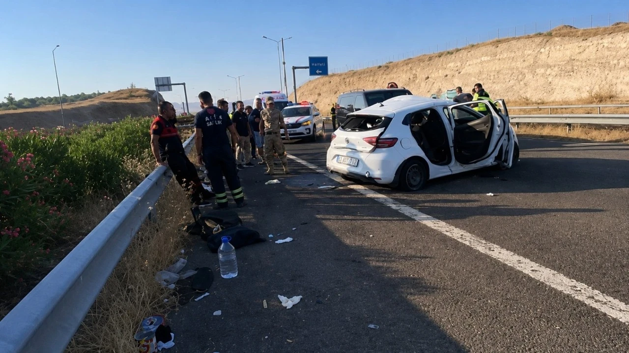 Şanlıurfa'da feci kaza: 2 ölü, 9 yaralı