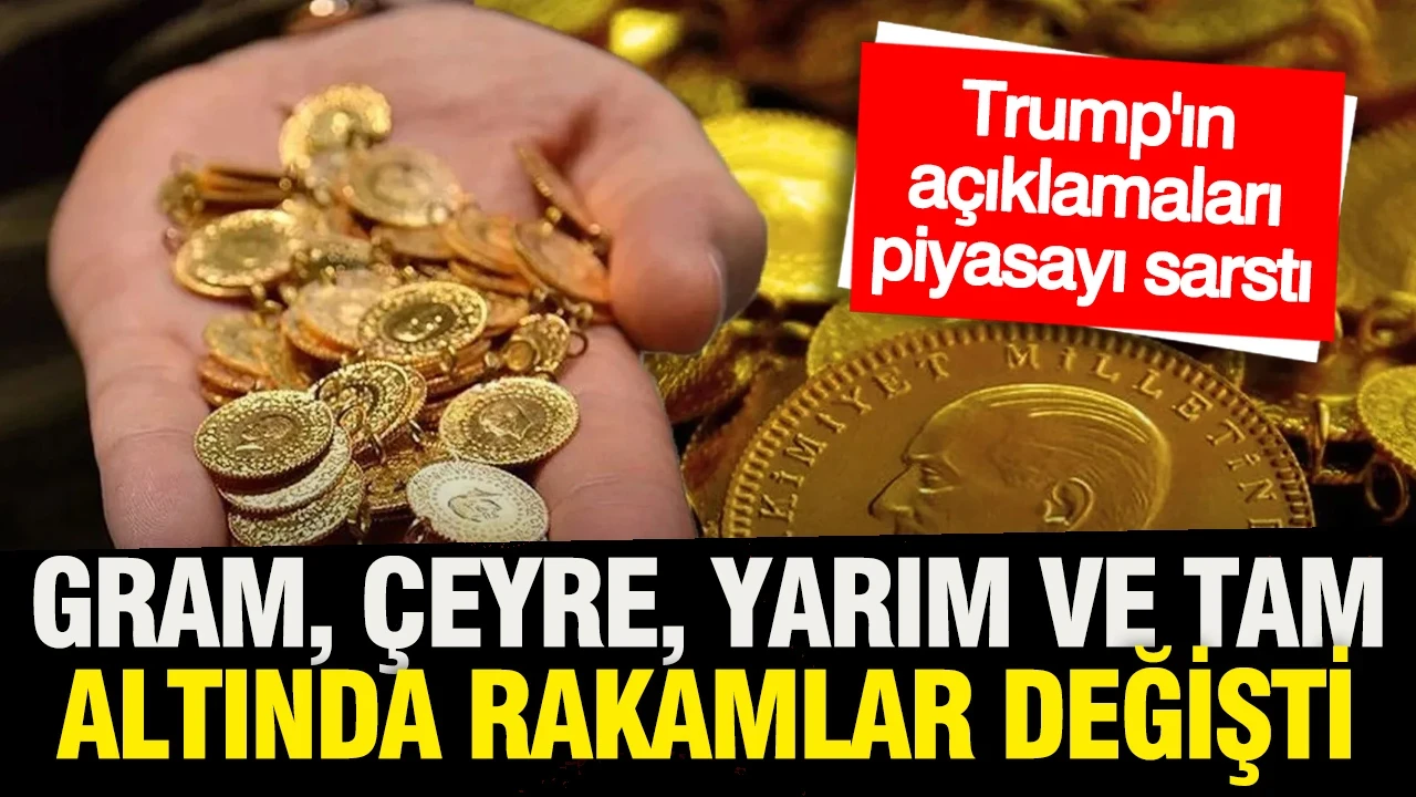 Gram, çeyrek, yarım ve tam altın bugün ne kadar oldu? Kapalıçarşı'da son durum (9 Temmuz Perşembe)