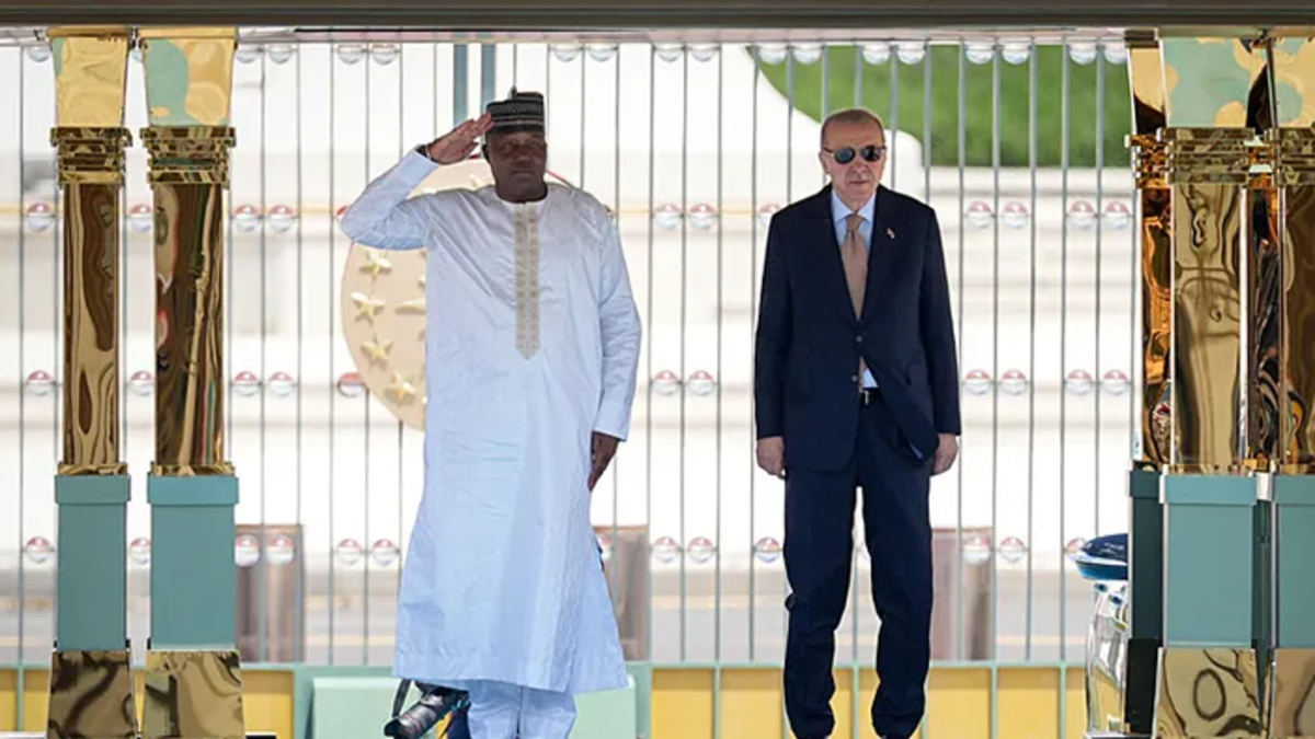 Başkan Erdoğan, Nijer Cumhurbaşkanı'nı karşıladı