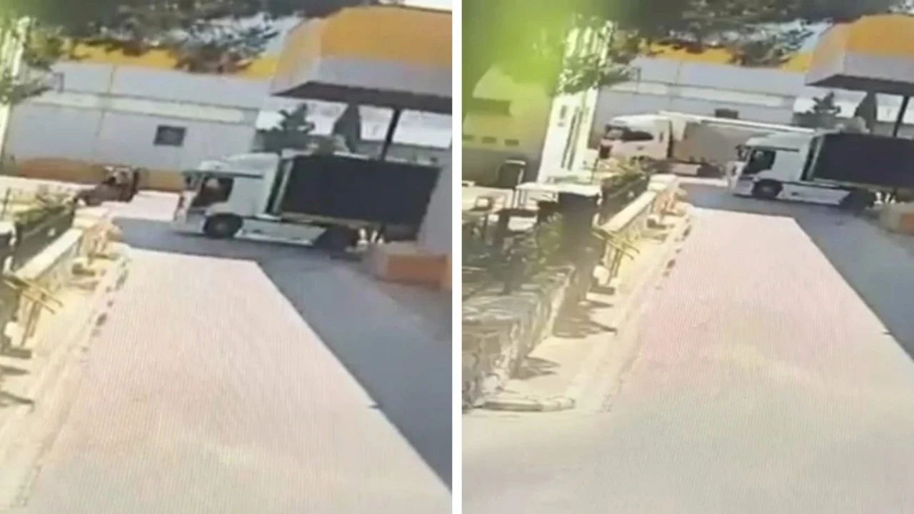 TIR ile çarpışan forkliftin sürücüsü hayatını kaybetti