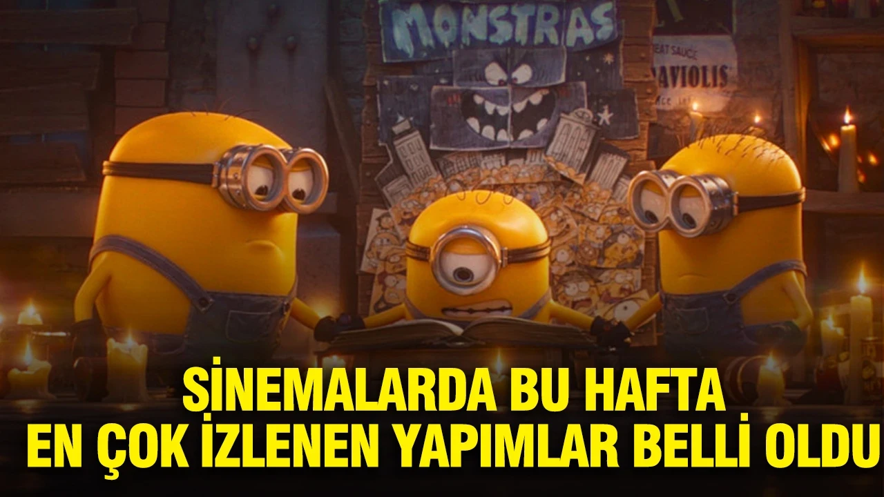 Sinemalarda bu hafta en çok izlenen yapımlar belli oldu