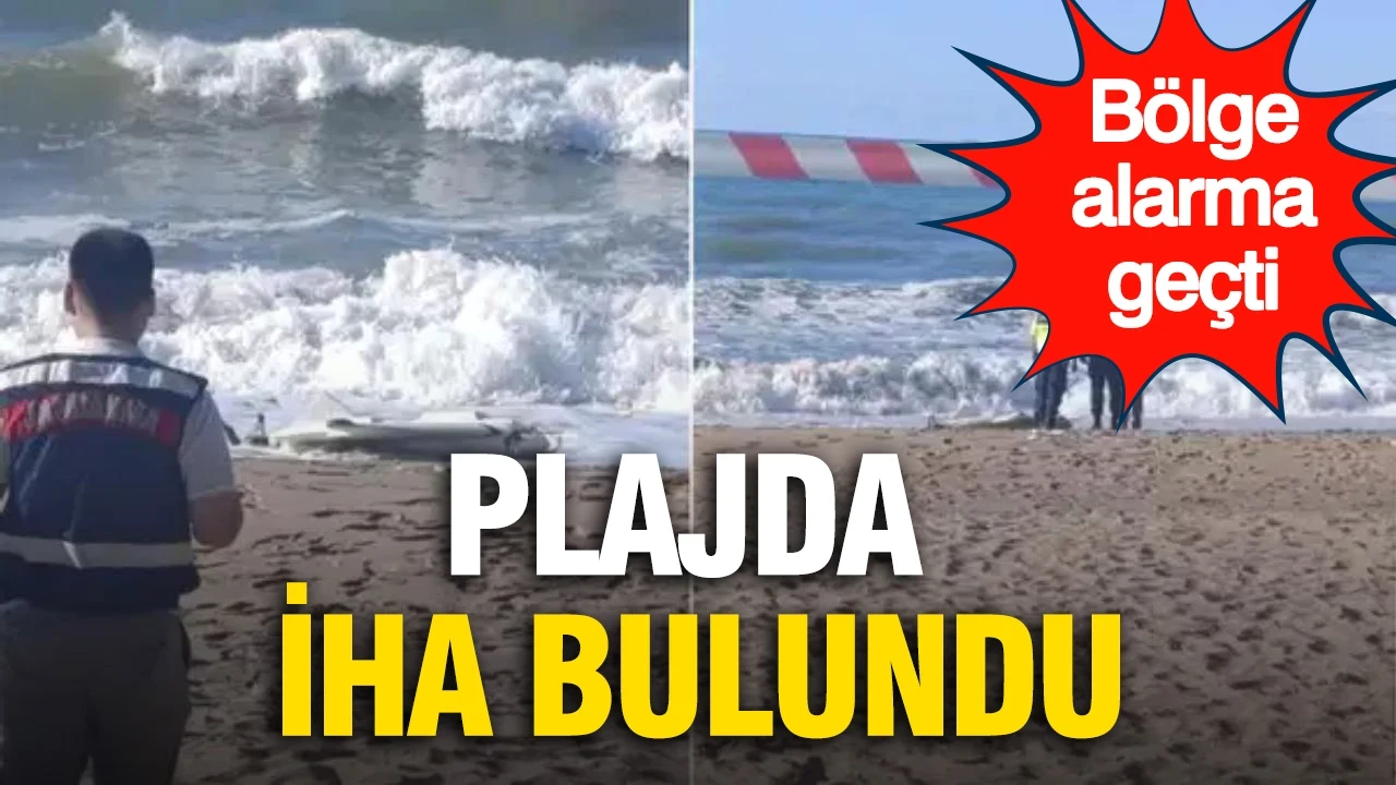 Karadeniz kıyısında İHA bulundu: Bölge alarma geçti