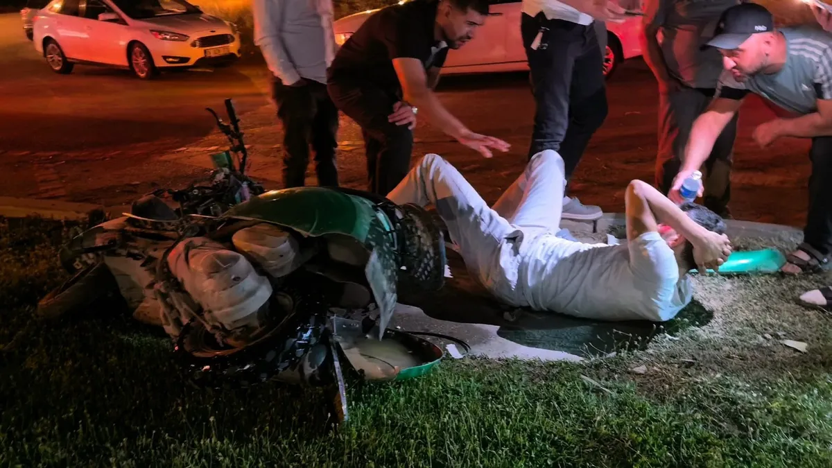 Bursa İnegöl'de motosiklet kazası: Sürücünün durumu ağır