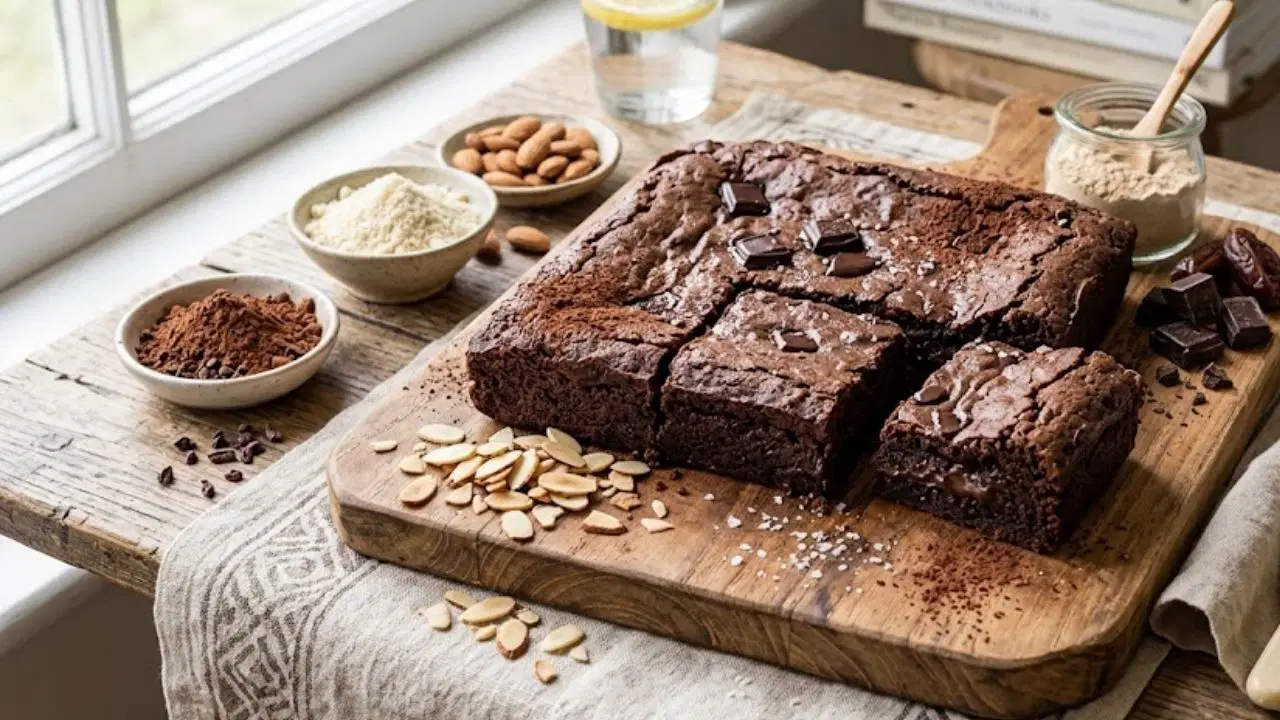 Çölyak dostu: Badem unlu, yüksek proteinli brownie tarifi...
