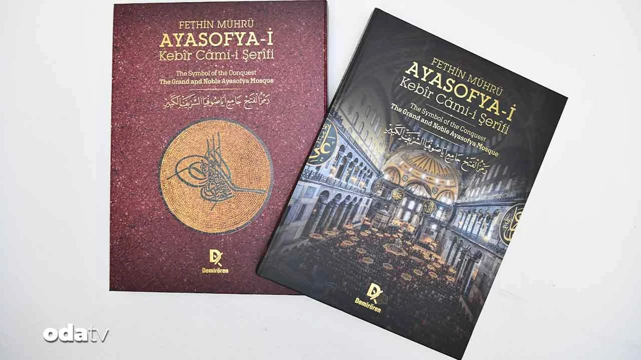 Erdoğan takdim yazısını kaleme aldı: Ayasofya kitabı satışta