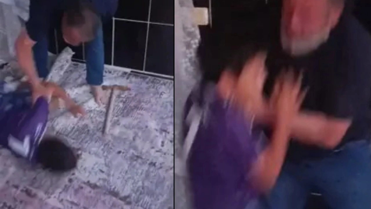 Elindeki kazmayla 'Seni öldürürüm' diyerek 10 yaşındaki çocuğu darbetti: Adli kontrolle serbest kaldı!