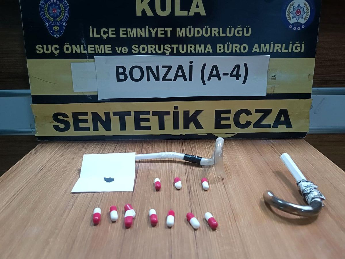 Kula Emniyeti'nin operasyonlarında 18 kişi hakkında işlem, 1 tutuklama