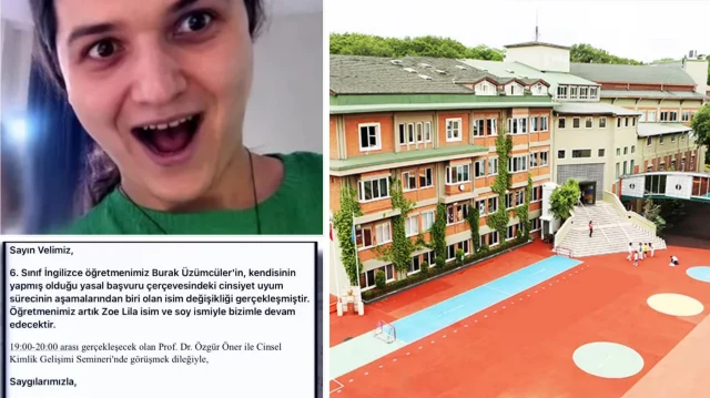 İstanbul Sarıyer'de cinsiyetini terk eden öğretmen ortaokul öğrencilerinin dersine girmeye devam etti