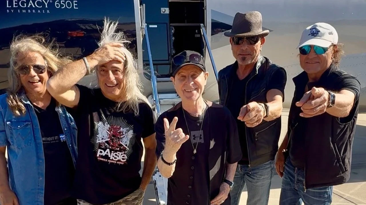 Efsane müzik grubu Scorpions İstanbul'da! İlk kareler geldi