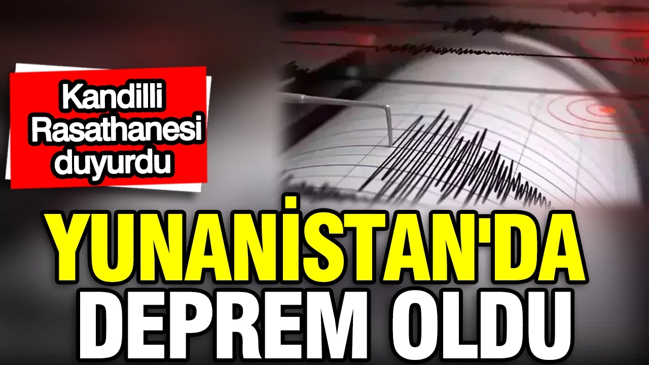 Yunanistan'da 5.3 büyüklüğünde deprem