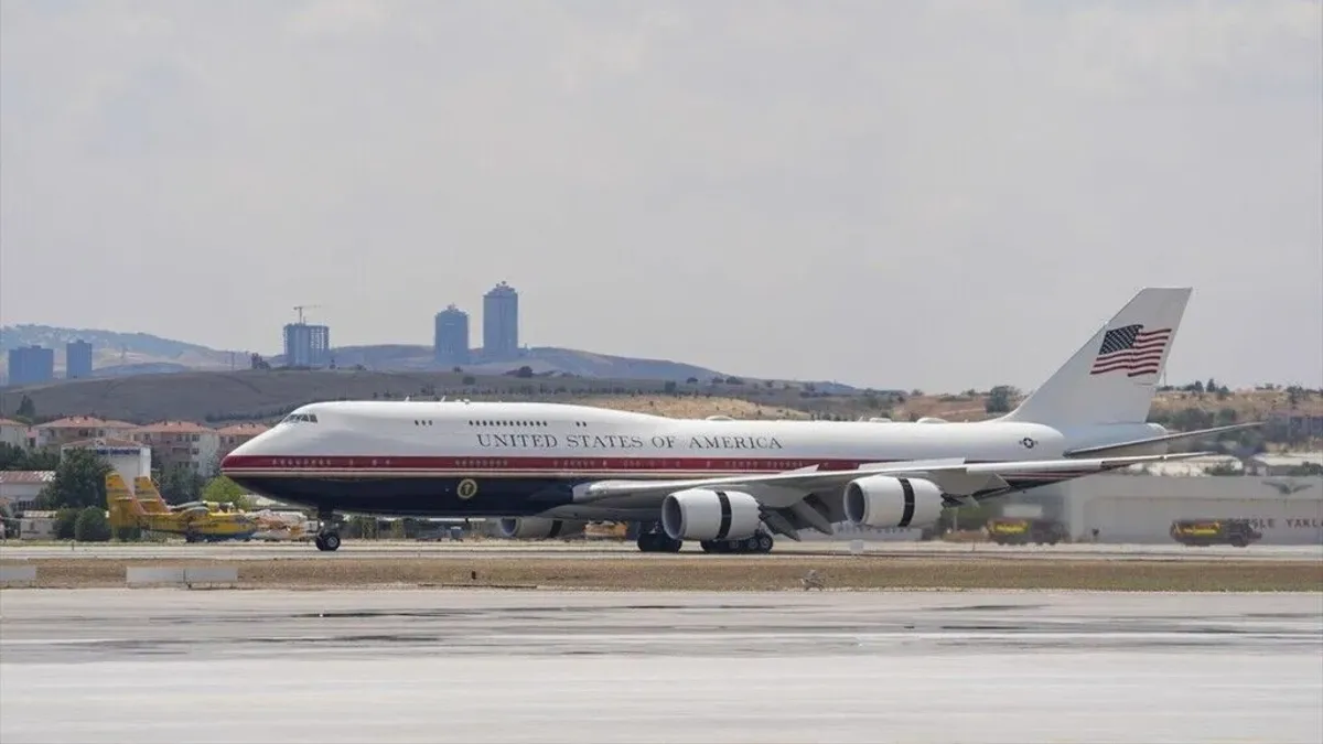 ABD Başkanı Trump, Ankara’dan ayrıldı