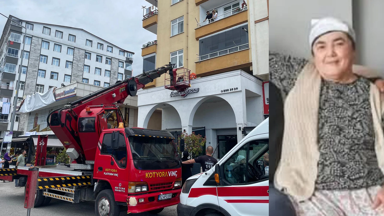 Ordu'da 3'üncü kattan düşen kadın öldü