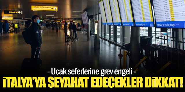 İtalya’da Hava Ulaşımını Grevler Vuracak