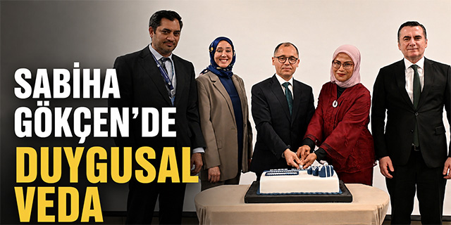 Sabiha Gökçen'de duygusal veda