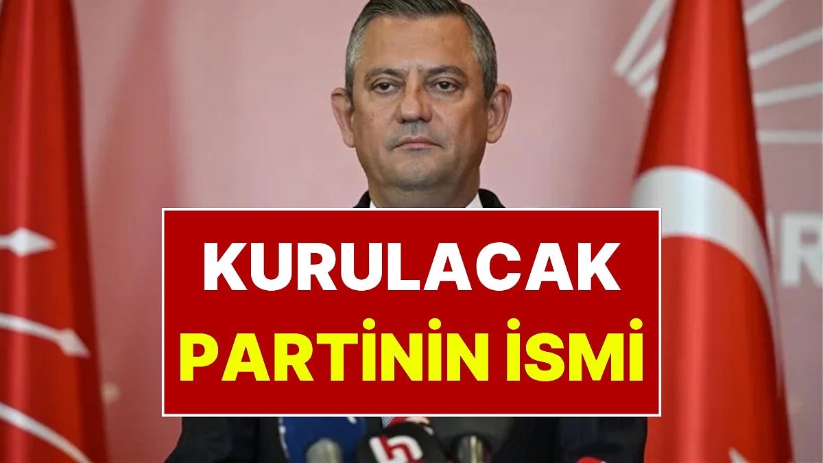 Özgür Özel’in Kuracağı Yeni Partinin İsmini İsmail Saymaz Açıkladı
