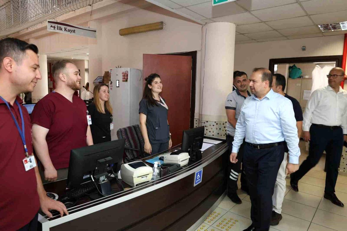 Bozdoğan'daki hastanede hizmetler değerlendirildi